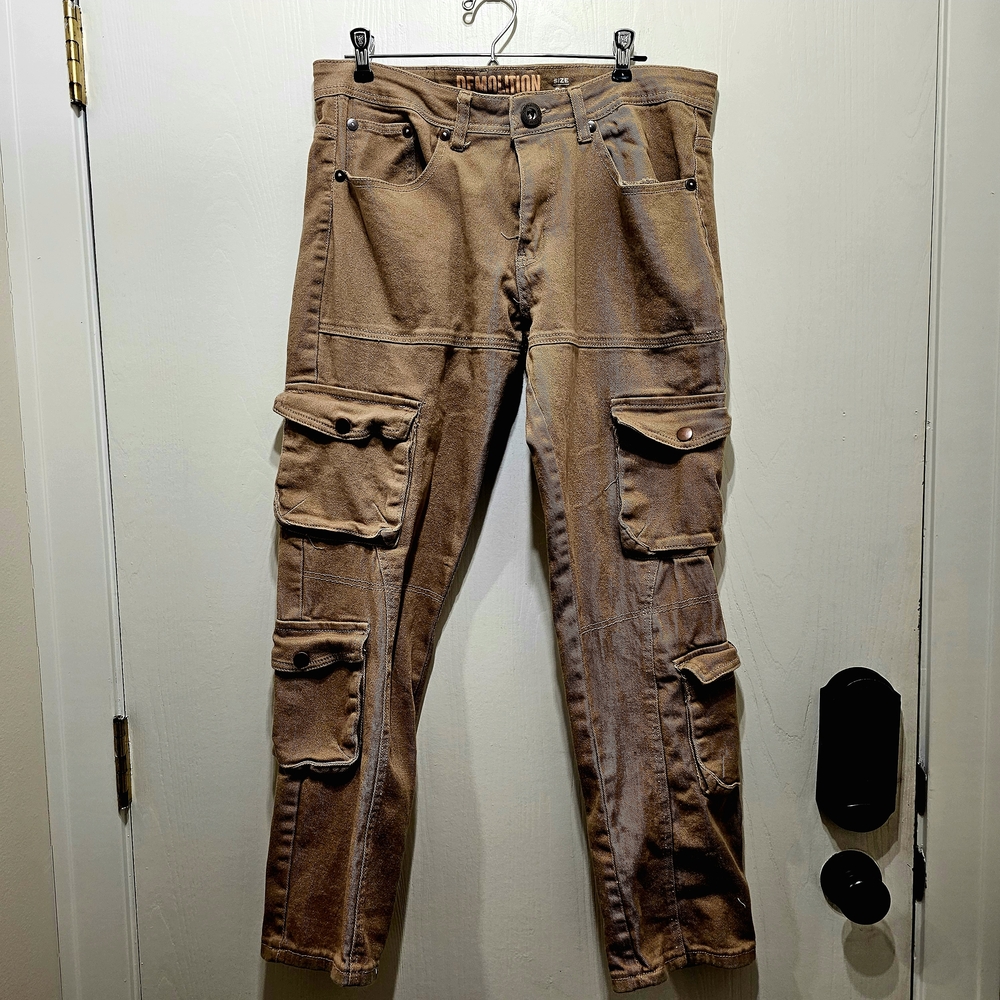 Demolition Rugged Tan Cargo Pants